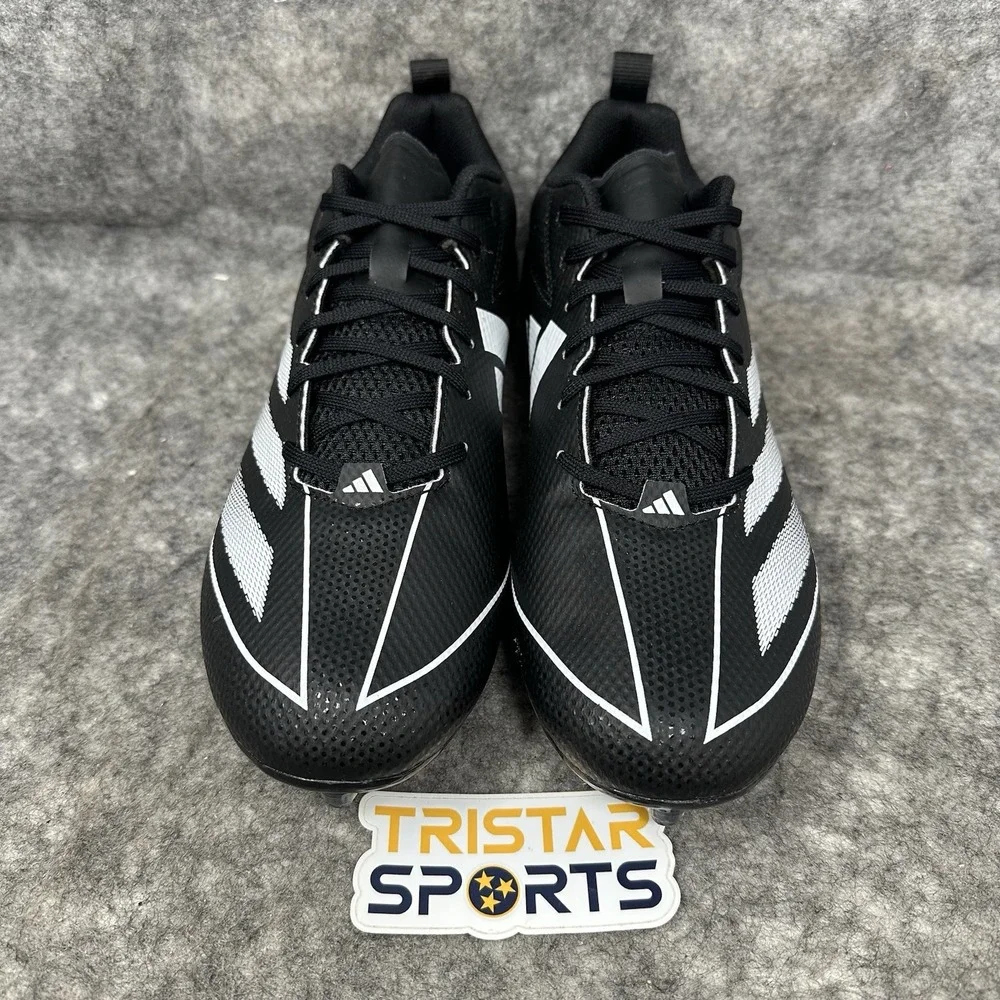 Adidas Adizero Electric.2 Football Cleats Mens Size 9 Black White IF2452
